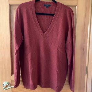 Oversized J.Crew V-Neck Sweater